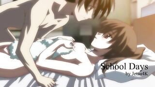 School Days Game - BIG Film [2D Hentai, 4K A.I. Upscaled, Uncensored]