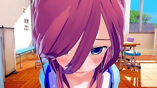 Miku Nakano The Quintessential Quintuplets 3d hentai 1/6