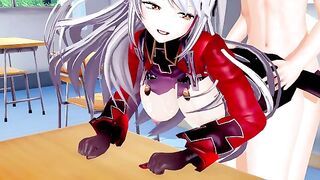 Prinz Eugen azur lane 3D hentai 4/7