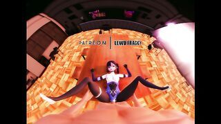Genshin Impact - Mona Fucked On The Table [UNCENSORED VR HENTAI 4K R-18 MMD]