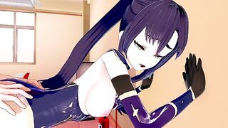 Mona Genshin Impact 3D HENTAI 4/8