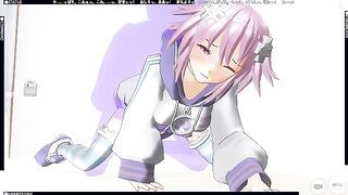 3D HENTAI Creampie Neptunia in the ass