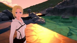 Annie Leonhart Takes A Break From Training For Other "Physical Activities"