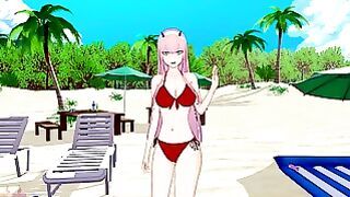 Charming In The Franxx: Zero Two Sucks And Gets Anal 3D Hentai