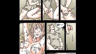 Tiny Ballerina Bondage Girl BDSM Comic Book And Drawing