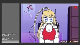 Lovely Hentai Blond Plays With Pussy 2D Animation