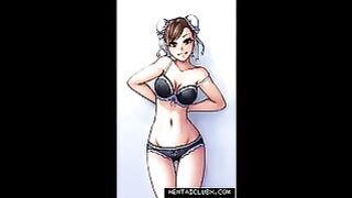 Fan Service Ecchi Sexy Cartoon Girls Anime