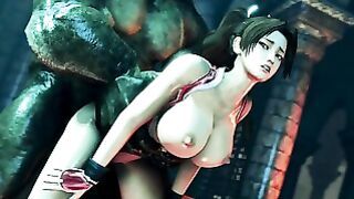 Secret Desires The Story Of A Girl Longing For Tough Anal From Strong Monsters. 3D Hentai Tough Porn