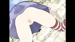 Shimakaze Hentai MMD Naked