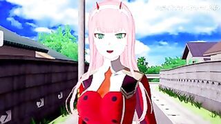 Sweet In The Franxx Zero Two Anime Hentai 3D Uncensored