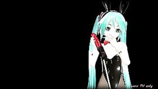 MMD Hatsune Miku Cosplay Conejitos Playboy Dancing Apple Pie By Piconano-Femto