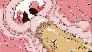 18 Years Old Teen Gets A Cream Pie For The First Time! Uncensored Anime