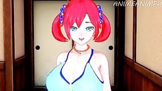 Digimon Nokia Shiramine Anime Hentai 3D Uncensored