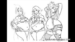Hot Hot And Chubby Cartoon 5 Anime