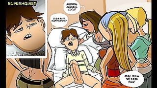 Total Drama Intercurse Parody – Orgia, 5 Garotas Contra 1 Cara