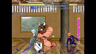Mugen Hentai – Kula Diamond & Minotaur Vs. Ignis