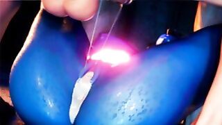 Midnight Bliss’s Tight Demon Pussy Is Getting Choked With Darkstalker Fuckboy Cum