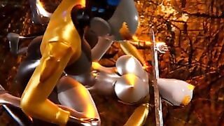 Atomic Heart Futa X Futa BDSM Multiple Cumshots, Creampie – 3D Cartoon Hentai