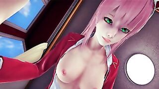 Charming In The Franxx Futa Zero Two Having Fun With Ichigo Taker POV