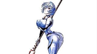 Hentai Rei Ayanami Of Evangelion Has Large Breasts And Big Tits, And A Juicy Ass !
