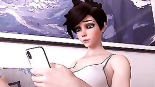 Tracer Plays With Wet Pussy Overwatch Hentai