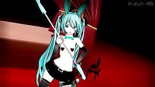 Hatsune Miku Donut Hole Too Sexy With Sex Toys By Piconano-Femto