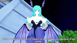Hentai POV Feet Morrigan Aensland Darkstalkers