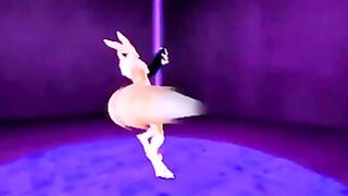 Renamon Pole Dancing