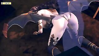 Hentai 3D Hs04 – Succubus And Green Monster