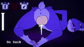 Bonnie Sex! Purple FNAF Sex Machine Gets Balls-Deep Pussy Pounded