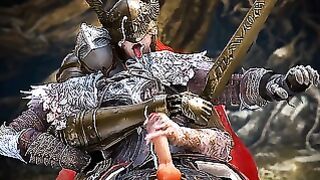 Malenia Strokes The Fuck Out Of A Tarnished Cock So Hard, He Exploded Thick Cum Runes At Her Face