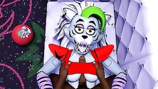 Black Dude Boobies Fuck Roxanne Wolf Five Nights On Freddy’s Security Breach Boobies Job Cum In Her Mouth