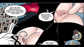 Spiderman And Catwoman Affair