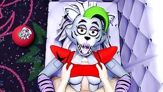 White Dude Boobs Fuck Roxanne Wolf Five Nights At Freddy’s Security Breach Tits Job Cum In Her Mouth