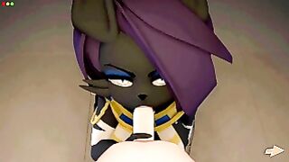 Schizophrenic Pornhub Tuber Playing FNAF Sex Game Vs. The Voices