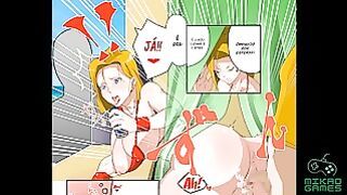Parody Dbz Android 18 And Kuririn Lemonade Stand
