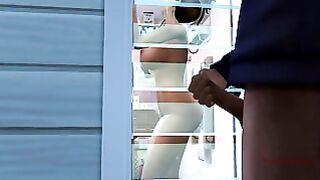 The Sims 4, A Kinky Host Spying On A Woman Recieving A Shower Through Cameras