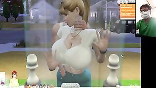 The Sims 4:10 People Having Hot Sex In A Transparent Shower – Part 2