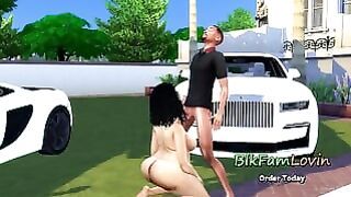 Chubby Whore Slobbing At BBC