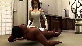 Mega Sims- Bride Cheats On Groom With His Friends On Wedding Day. Sims 4