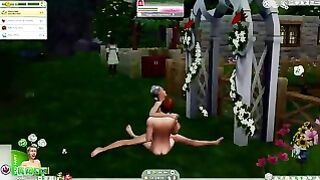 Crumplebottom Lets Play 2 – Agnes Crumplebottom Gets Married & Impregnated – Wedding Fuck – Sims 4
