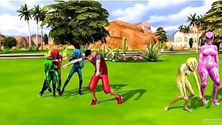 The Extra Horny Pussy Rangers