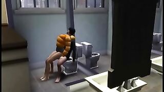 The Sims Suking In Toilit