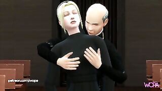 Shy Nun Spied Reverend And Then Went To Sucked His Cock With Great Desire