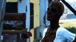 Lesbian Sex With Zombies. Scary But Sexy Fallout 4 Sex Mod