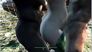 Two Guys Fuck A Pregnant Girl In A Corn Field Fallout 4 Sex Mod