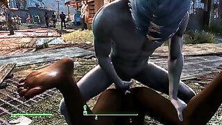 A Porn Adventure Of A Beautiful American Woman In Fallout 4 Porno Game 3D