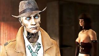 Has Persuaded The Blonde For Lesbian Sex In The Bushes Fallout