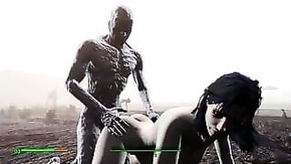 Half-Zombie, Half-Man Fucks Hot Alice In The Ass Pc Game, Fallout 4