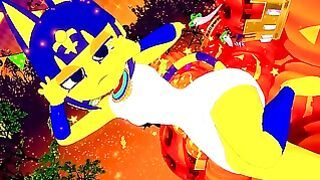 POV: You Got Sent To The Ankha Zone And Fuck Her Many Times – Anime Hentai Furry 3D Compilation